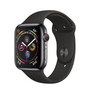 Watch Series 4 Aluminum (40mm), Space Black, Black Sport Band Watch Series 4 Aluminum (40mm), Space Black, Black Sport Band