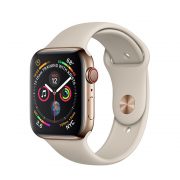 Watch Series 4 Steel Cellular (40mm), Gold, Stone Sport Band