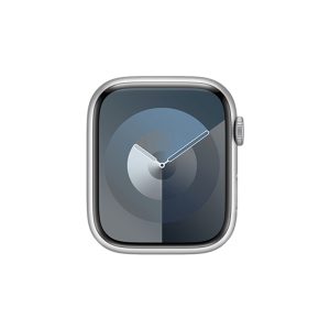 Watch Series 9 Aluminum (45mm), Silver, White Sport Band