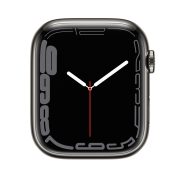 Watch Series 7 Steel Cellular (45mm), Graphite, Black Sport Band