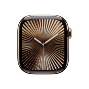 Watch Series 10 Titanium Cellular (42mm), Gold, Black Sport Band Watch Series 10 Titanium Cellular (42mm), Gold, Black Sport Band