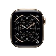 Watch Series 11 Titanium Cellular (42mm), Gold, Black Sport Band