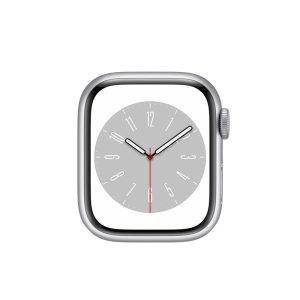 Watch Series 8 Aluminum Cellular (45mm), Silver, Midnight Blue Sport Band